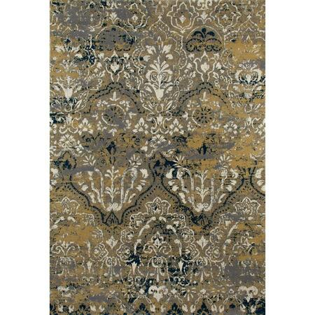 ART CARPET 4 X 6 Ft. Bastille Collection Emerge Woven Area Rug, Yellow 841864109690